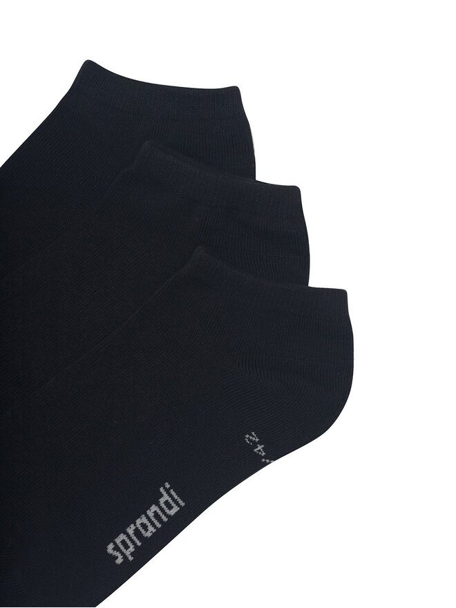 Sprandi Set de 3 perechi de șosete joase unisex Sprandi 0MB-002-AW23 (3-pack) Negru
