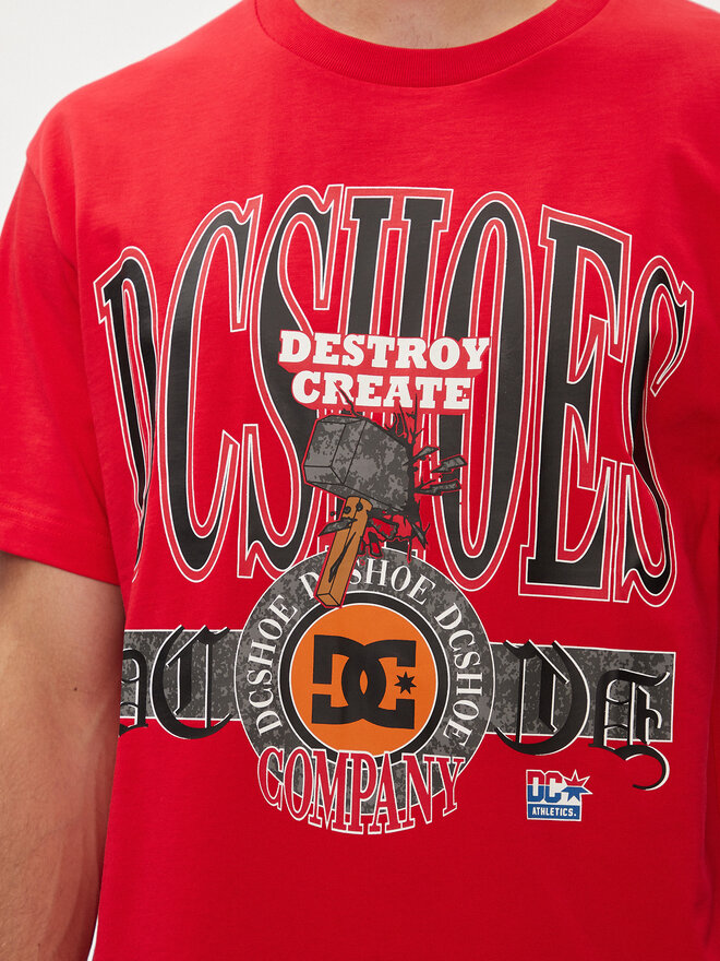 DC DC Póló Shy Town Hss ADYZT05345 Piros Regular Fit