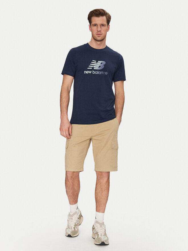 New Balance New Balance T-Shirt MT51503 Blau Regular Fit