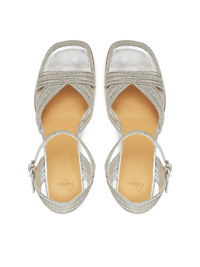 Castañer Espadryle Castañer Valle/142 023116 Srebrny