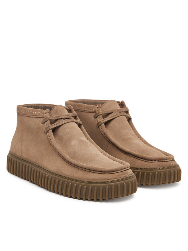 Clarks Halbschuhe Clarks Torhill Hi 26327244 Beige