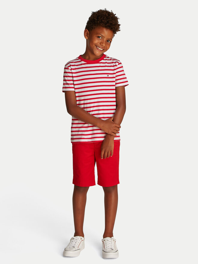 Tommy Hilfiger Tommy Hilfiger Marškinėliai Essential KB0KB06879 Raudona Regular Fit