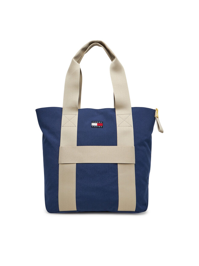Tommy Jeans Táska Tommy Jeans Tjm Retro Cool Tote AM0AM13278 Sötétkék