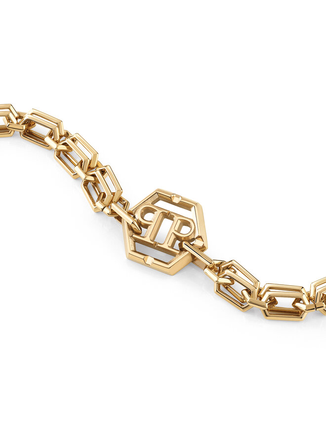PHILIPP PLEIN Bransoletka PHILIPP PLEIN Plein Icon Chain PJ9EA06BU Złoty