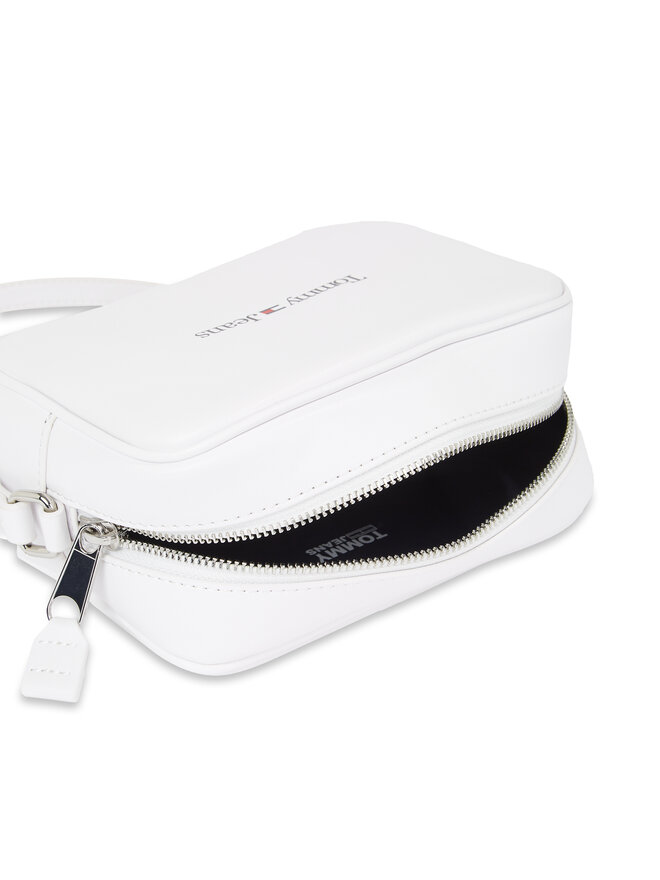 Tommy Jeans Ročna torba Tommy Jeans Camera bag AW0AW15029 Bela
