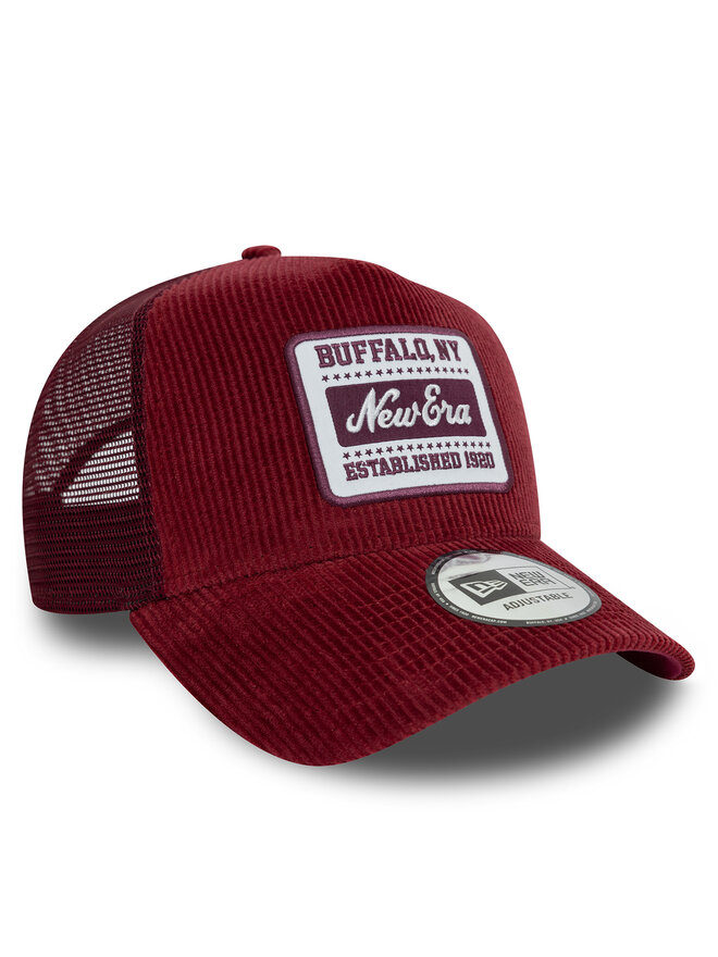 New Era Czapka z daszkiem New Era Cord Patch 60603670 Bordowy