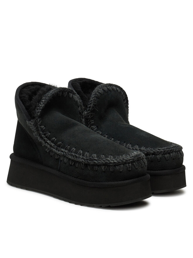 Mou Schneeschuhe Mou Mini Eskimo Platform Boot FW681000A Schwarz