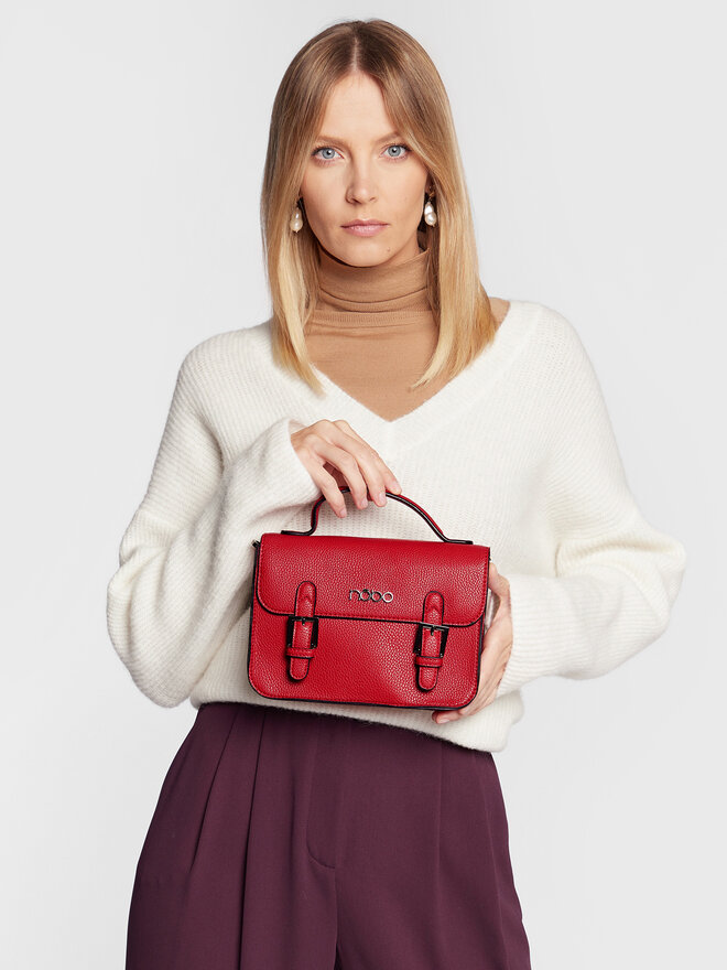 Nobo Ročna torba Nobo NBAG-L3920-C005 Rdeča