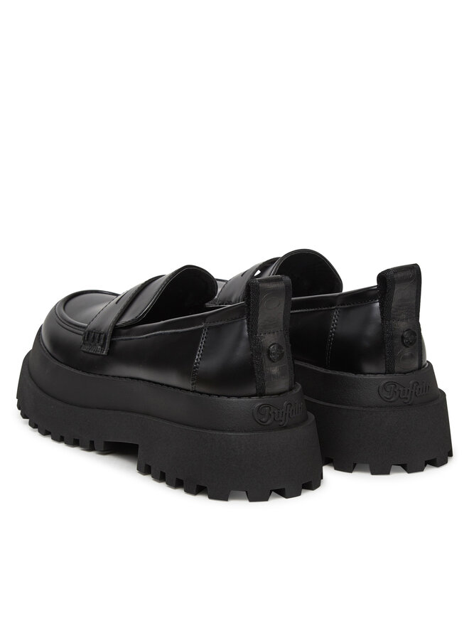 Buffalo Slipper Buffalo Pluto Loafer 1624086 Schwarz