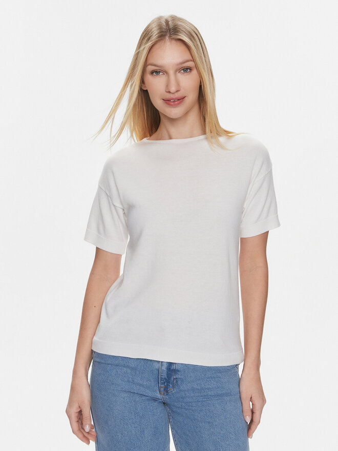 United Colors Of Benetton United Colors Of Benetton Marškinėliai 103CD102M Balta Regular Fit