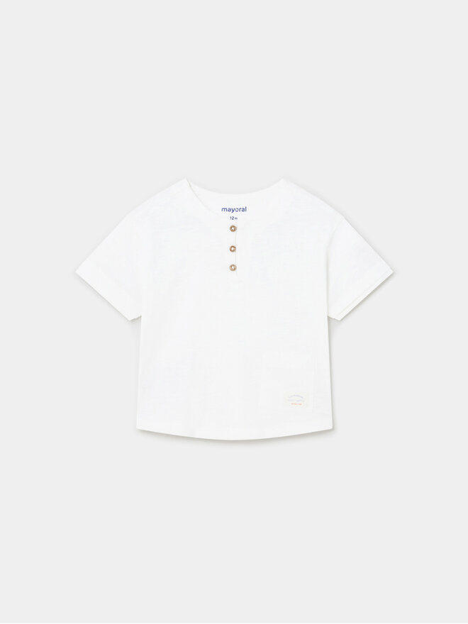Mayoral Mayoral Футболка 1016 Білий Regular Fit