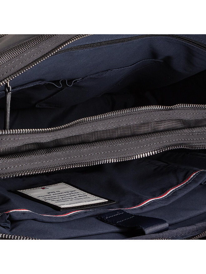 Tommy Hilfiger Laptoptasche Tommy Hilfiger Elevated Nylon Workbag AM0AM05024 Schwarz