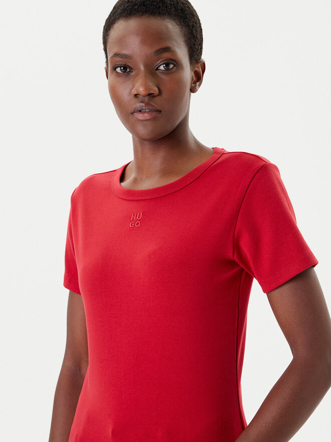 HUGO HUGO Camiseta Deloris 50512002 Rojo Regular Fit