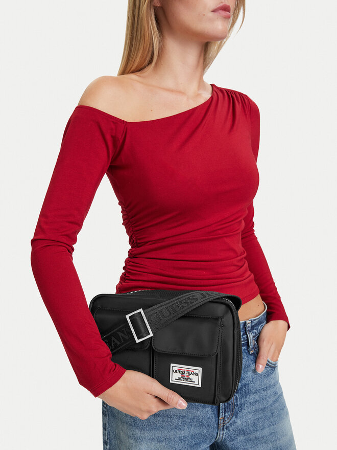 Guess Jeans Handtasche Guess Jeans CWBEO-GUESS-B-005-10 Schwarz