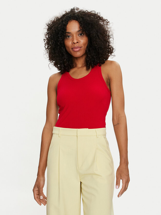 Pieces Pieces Felső Anibi 17150269 Piros Regular Fit