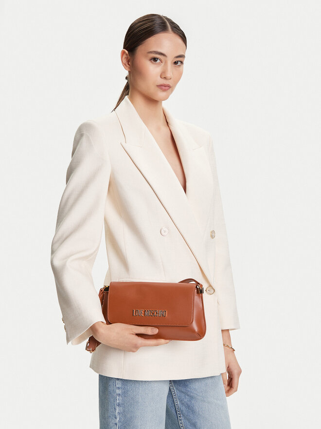 LOVE MOSCHINO Ročna torba LOVE MOSCHINO JC4058PP1NLO0312 Rjava