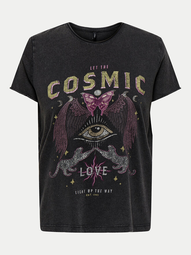 ONLY ONLY T-Shirt Lucy 15336965 Schwarz Regular Fit