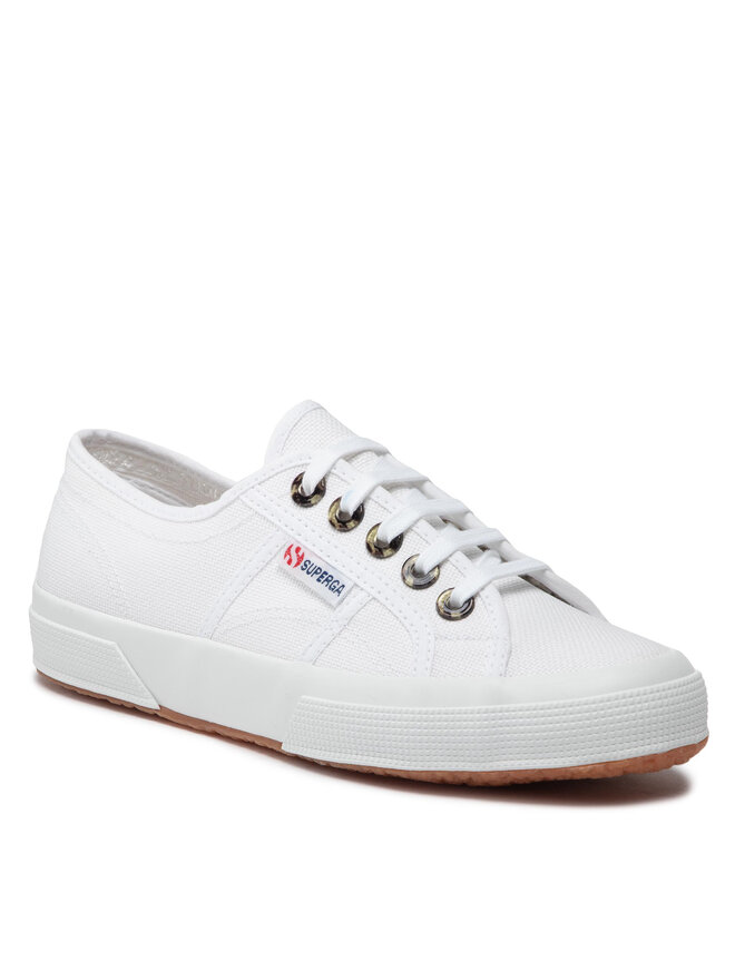 Sneakers aus Stoff Superga 2750 Resin Eyelets S4117JW WeiB eschuhe