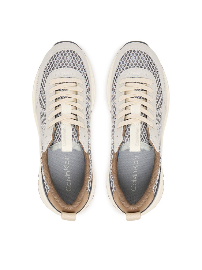 Calvin Klein Sneakers Calvin Klein Hike Runner Lace Up Techmix YW0YW02030 Beige