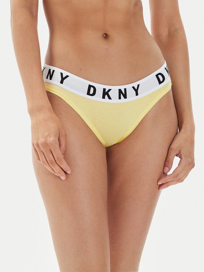 DKNY DKNY Klasične spodnje hlačke DK4513 Rumena