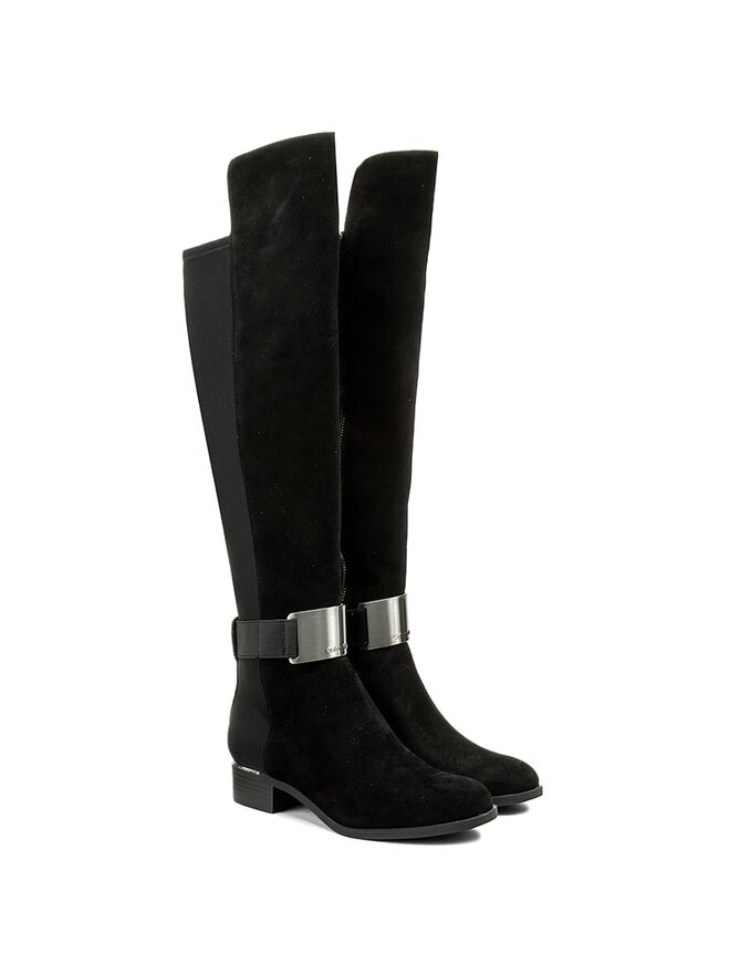 Calvin Klein Overknees Calvin Klein Gennie Kid E3136 Schwarz