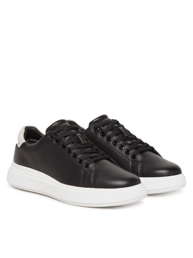 Calvin Klein Sneakersy Calvin Klein Cupsole Lace Up - Suede Bt HW0HW02404 Czarny