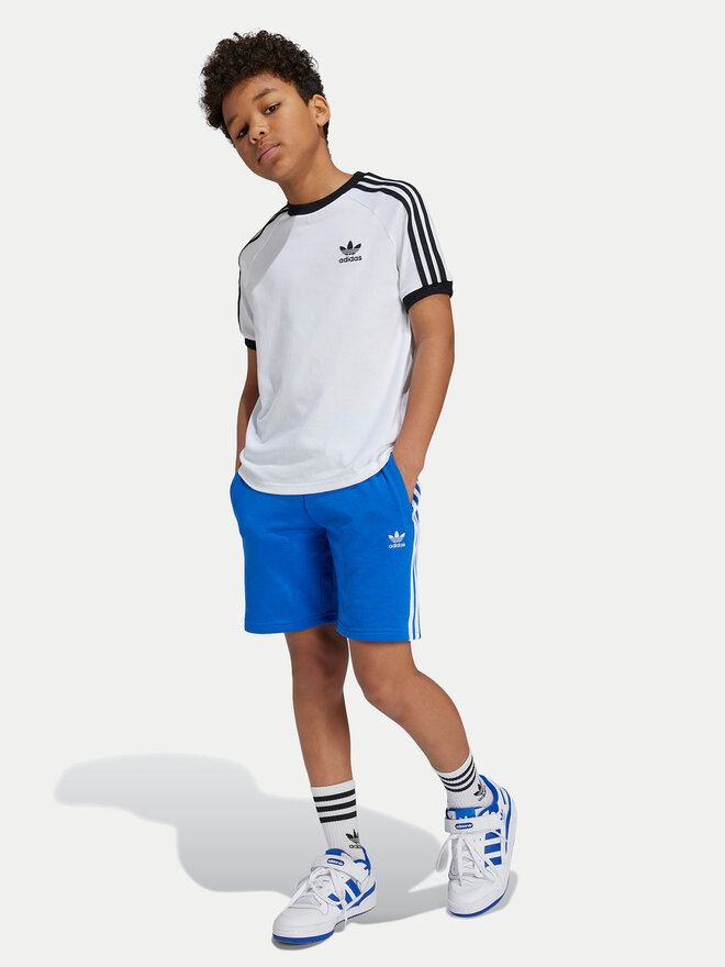adidas adidas Marškinėliai 3-Stripes JE0515 Balta Regular Fit