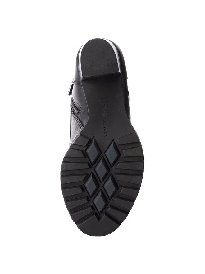 Tommy Hilfiger Stiefeletten Tommy Hilfiger Basic Hiking Heeled FW0FW03570 Schwarz