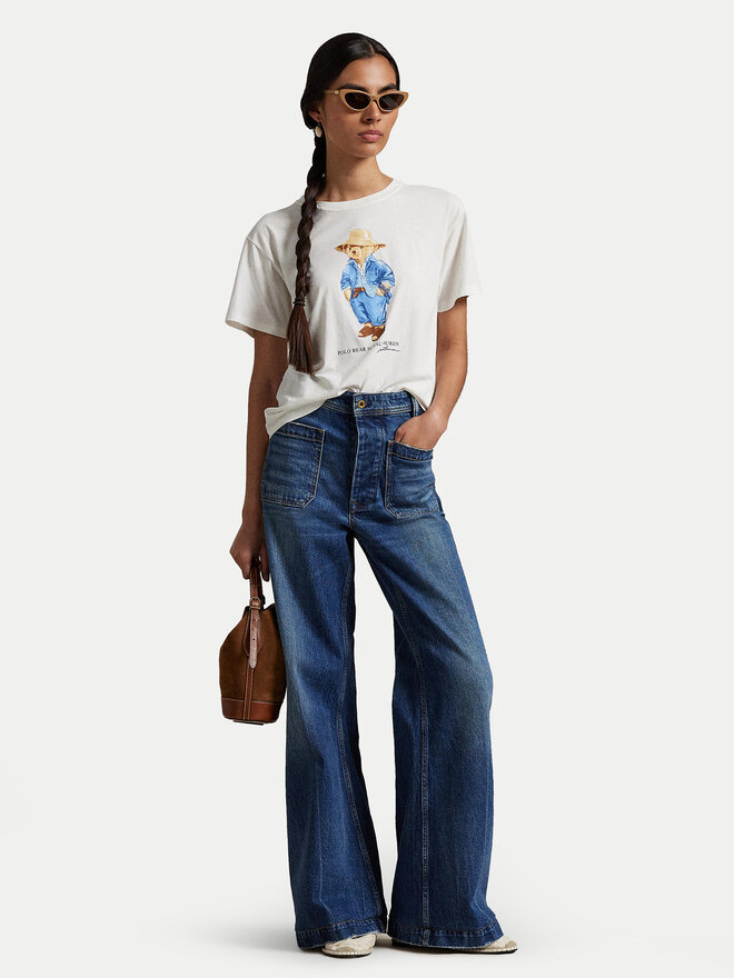 Polo Ralph Lauren Polo Ralph Lauren T-Shirt 211959104 Λευκό Regular Fit