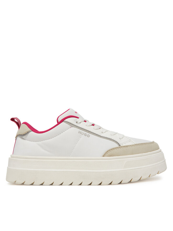 HUGO Sneakersy HUGO Lyssa Tenn 50536343 Biela