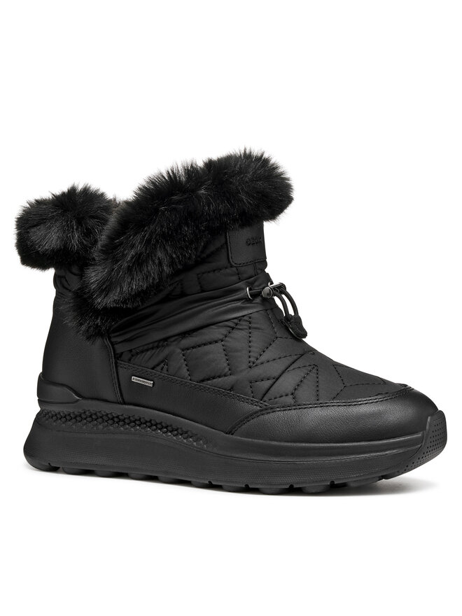 Geox Schnürschuhe Geox D Spherica Actif X2 D46WPB 0FU85 C9999 Schwarz