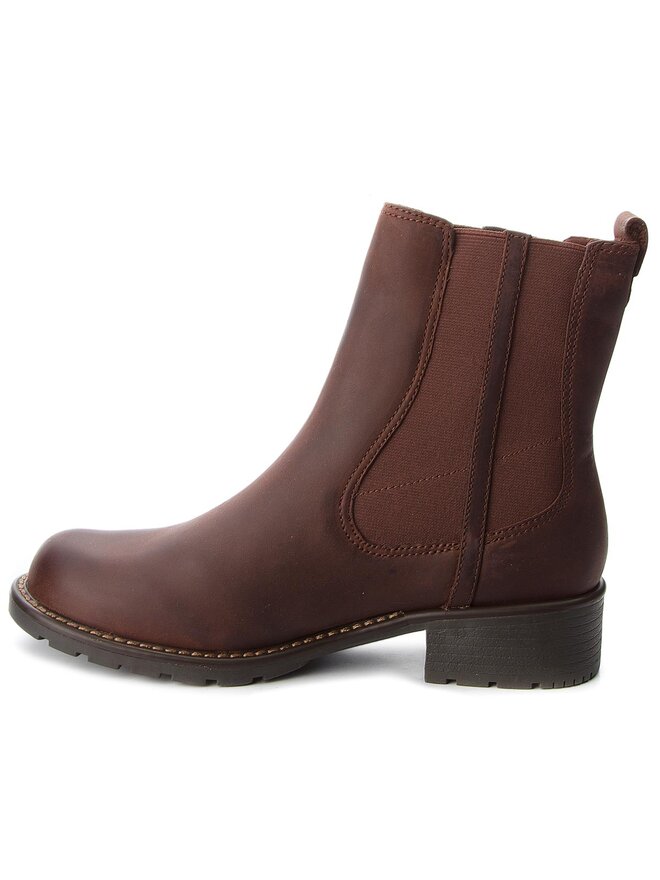 Damen Stiefeletten 'Orinoco Spice' Von Clarks – Leder, Mit Reißverschluss, In Verschiedenen Größen