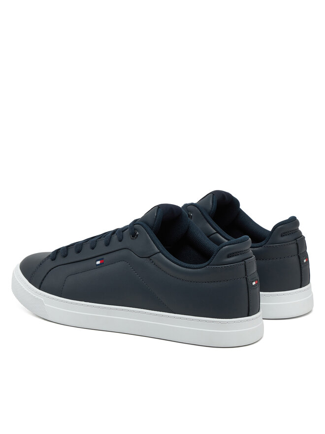 Tommy Hilfiger Αθλητικά Tommy Hilfiger Icon Court Lth Flag Ess FM0FM05317 Σκούρο μπλε