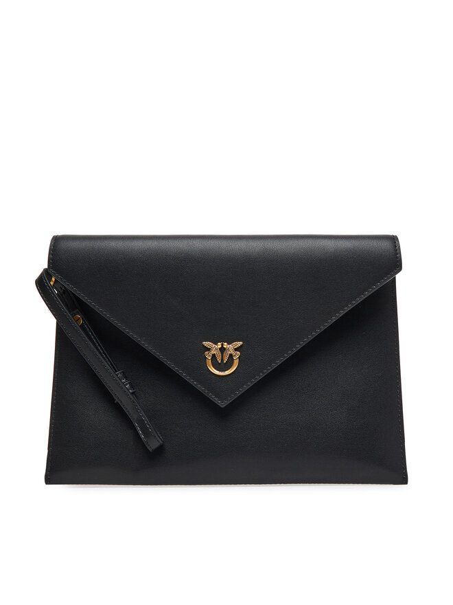 PINKO Kabelka PINKO Flat Purse Handle AI 25-26 PCPL104820 A0F1 Černá