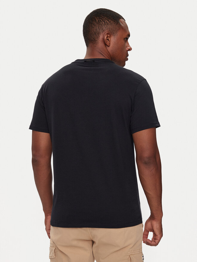 Napapijri Napapijri Marškinėliai S-Badge NP0A4I3N Juoda Regular Fit