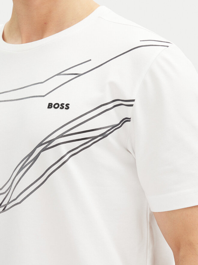 BOSS BOSS Camiseta Beetle 50542048 Blanco Regular Fit