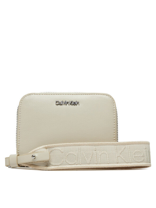 Calvin Klein Veľká dámska peňaženka Calvin Klein Gracie K60K611688 Béžová