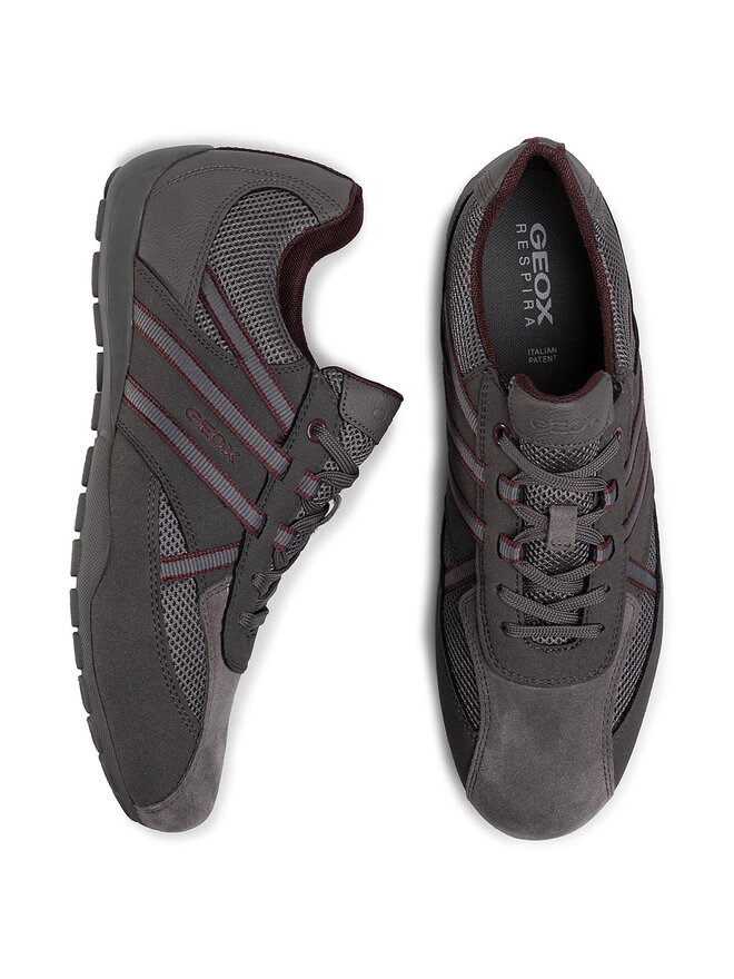 Sneakers Geox U Ravex C U023FC 0AU14 C9381 Grau | eschuhe.de