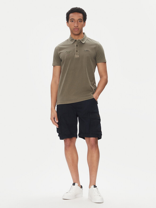 Aeronautica Militare Aeronautica Militare Pólóing 251PO1852J677 Khaki Regular Fit