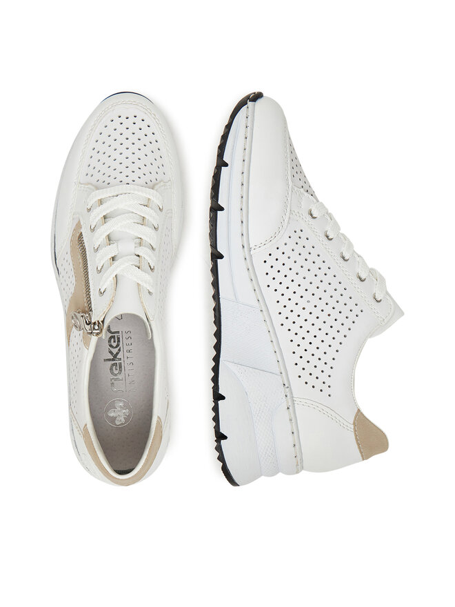 Rieker Sneakersy Rieker N6304-80 Biały