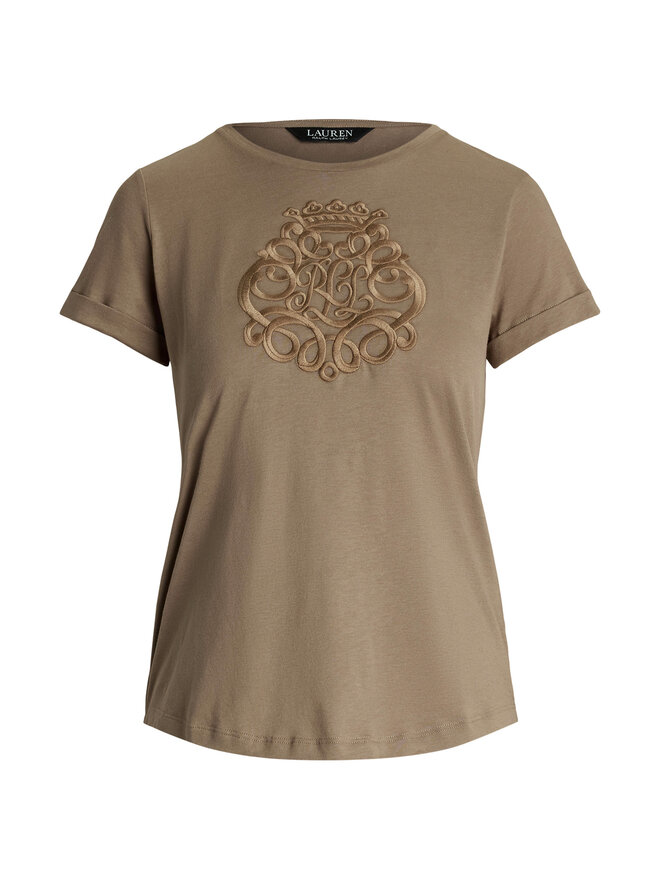 LAUREN RALPH LAUREN LAUREN RALPH LAUREN Marškinėliai 200963905002 Smėlio Relaxed Fit