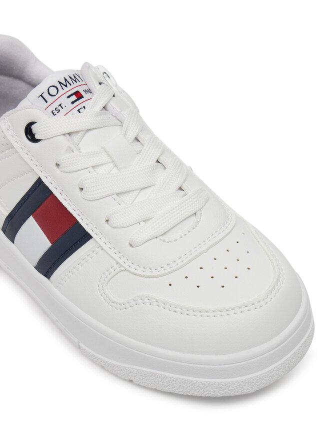 Tommy Hilfiger Sneakers Tommy Hilfiger Flag Low Cut Velcro Sneaker T3X9-33859-1355 M Weiß