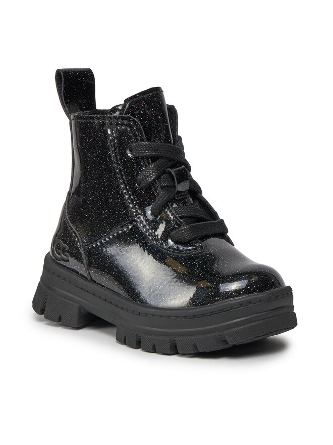 Ugg Μπότες Ugg T Ashton Lace Up Glitter 1151571T Μαύρο