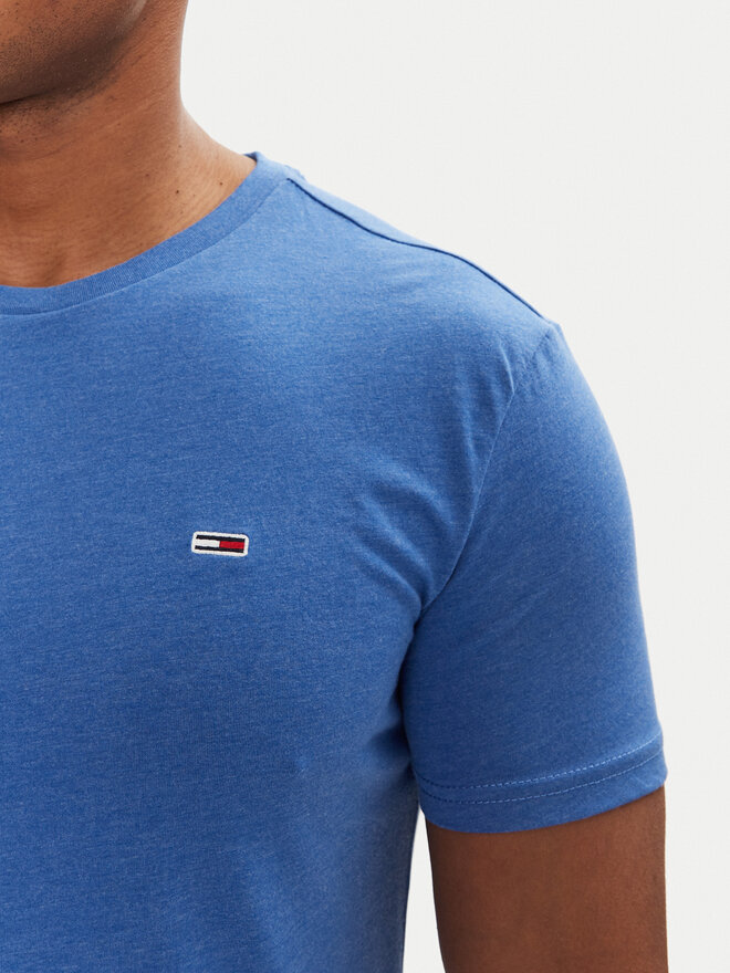 Tommy Jeans Tommy Jeans Camiseta Jaspe DM0DM20363 Azul Slim Fit
