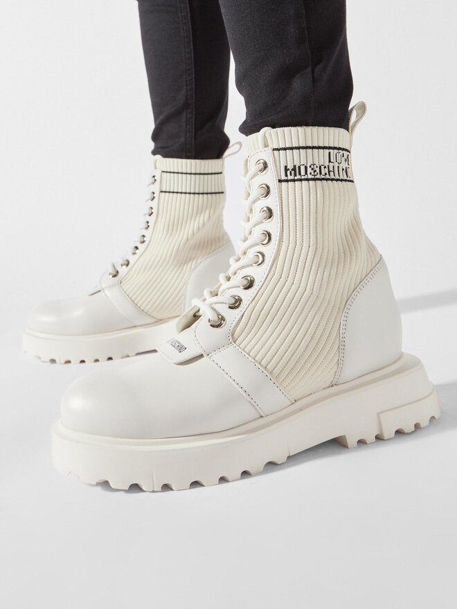 LOVE MOSCHINO Botines LOVE MOSCHINO JA24324G0HIY612A Blanco