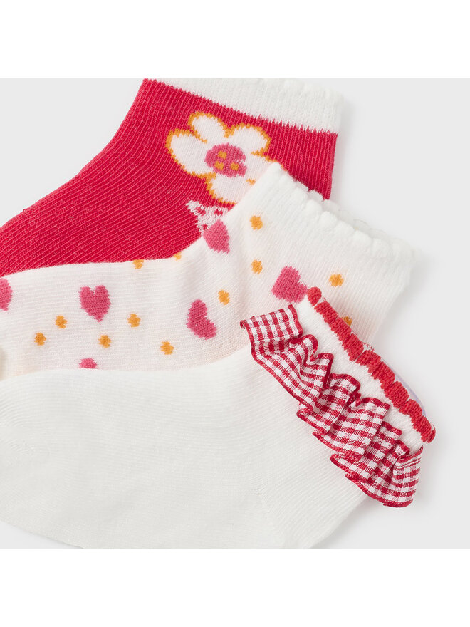 Mayoral Set di 3 paia di calzini lunghi da bambini Mayoral 10400 Multicolore