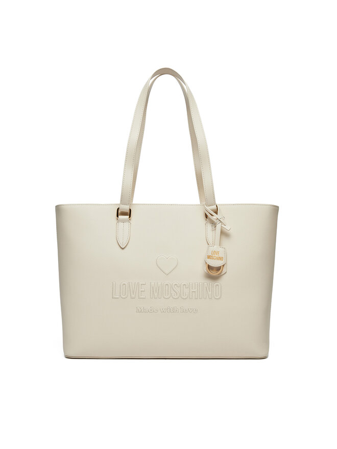 LOVE MOSCHINO Torebka LOVE MOSCHINO JC4114PP1ML1011A Écru