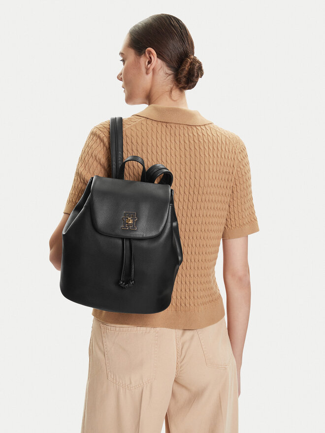 Tommy Hilfiger Σακίδιο Tommy Hilfiger Th Modern Backpack AW0AW17470 Μαύρο