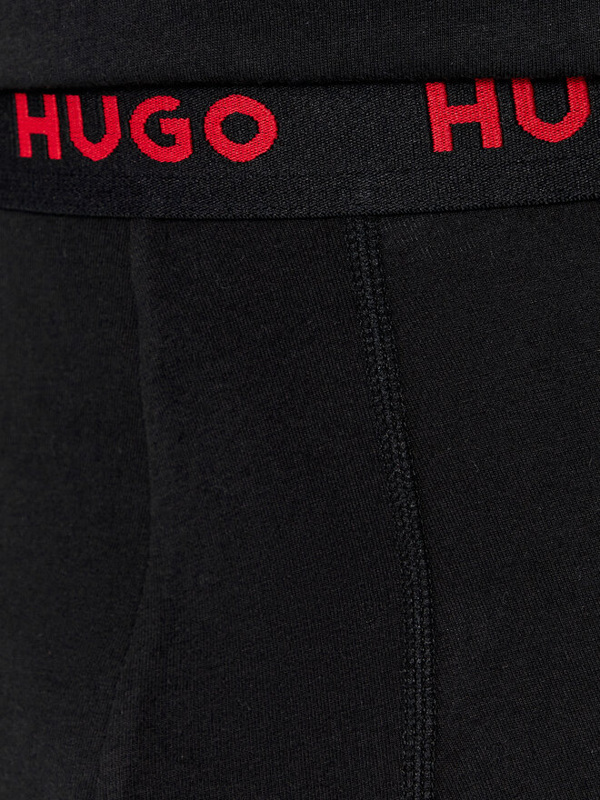 HUGO Hugo Hosszú alsónemű Long John Linked 50485314 Fekete Skinny Fit