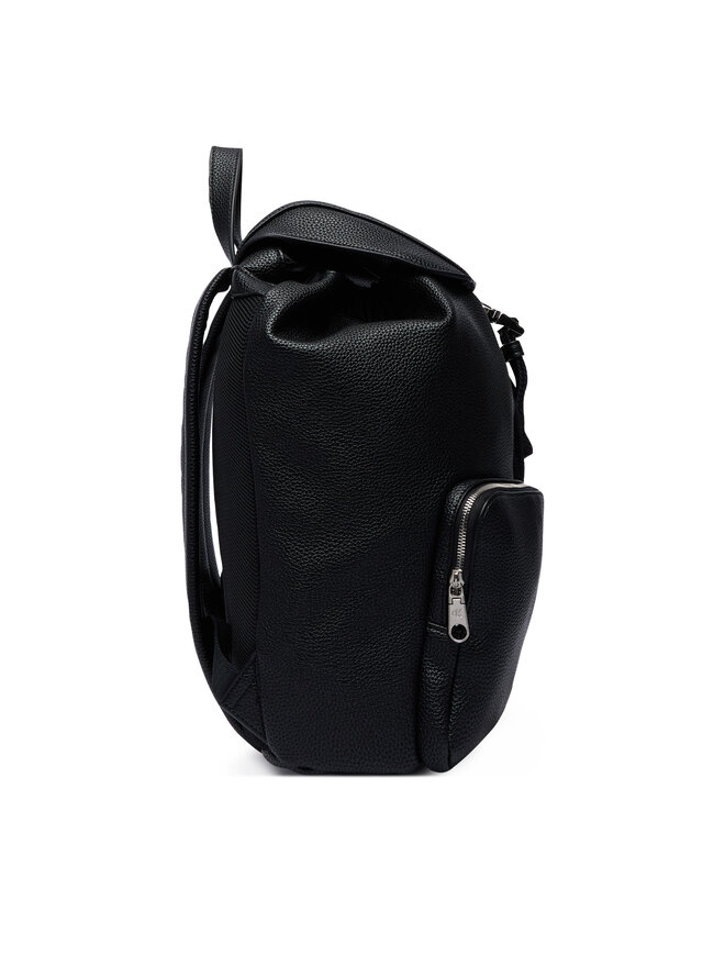 Calvin Klein Rucksack Calvin Klein Weebbing Strap Flap Backpack LV04F3645G Schwarz